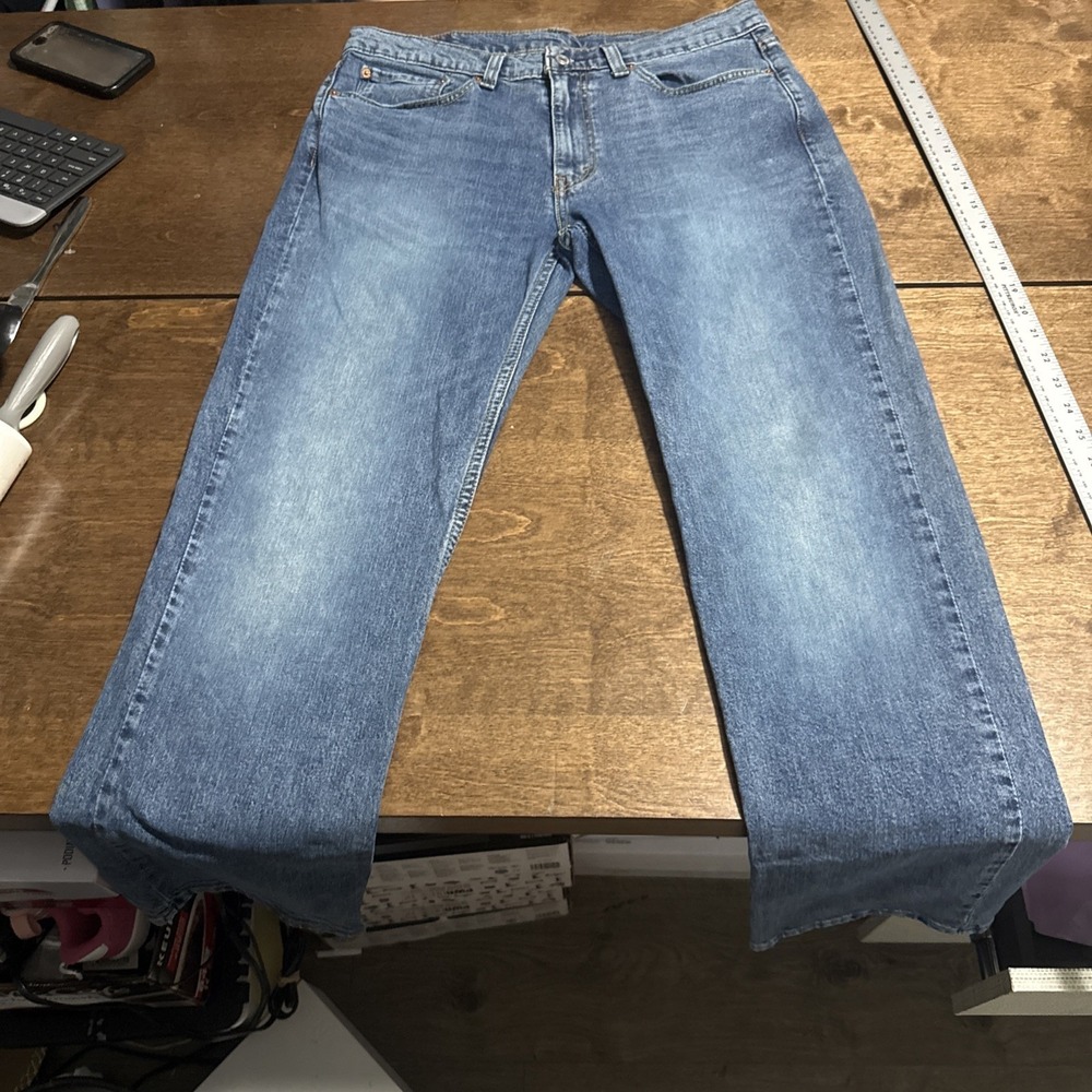 Levi's 511 Slim Stretch Blue Denim Jeans Men's 34x32